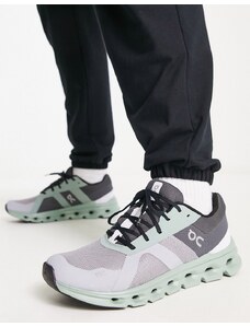 On Running ON - Cloudrunner - Sneakers verde salvia e grigie