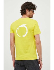 Trussardi t-shirt in cotone colore giallo