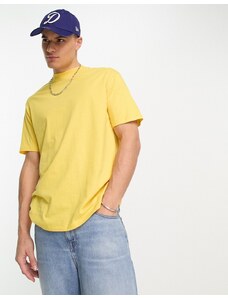 French Connection - T-shirt oversize color nido d'ape-Giallo