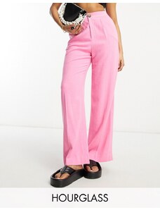 ASOS DESIGN Hourglass - Pantaloni comodi rosa
