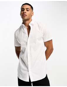 Jack & Jones Originals - Camicia a maniche corte bianca elegante-Bianco