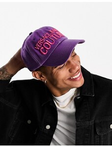 Versace Jeans Couture - Cappellino viola con logo