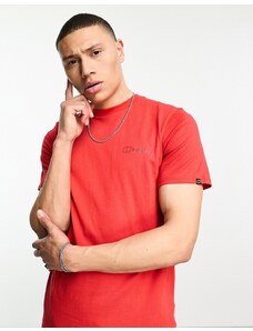 Berghaus - T-shirt color ruggine con logo tono su tono-Rosso