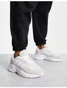 adidas Originals - Retropy F90 - Sneakers bianche e argento-Bianco