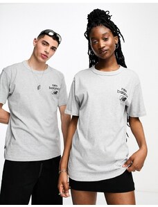 New Balance - Essentials - T-shirt con logo-Grigio