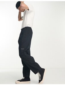 Carhartt WIP - Coastal - Pantaloni comodi in popeline nero-Black