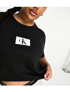 Calvin Klein Curve - T-shirt da casa nera-Nero