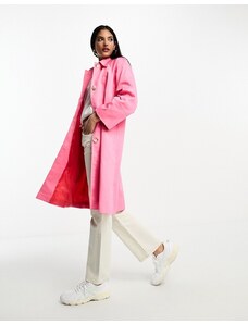 Helene Berman - Trench rosa tenue con maniche raglan