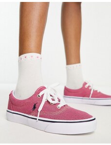 Polo Ralph Lauren - Keaton - Sneakers rosa cangiante con logo del pony-Multicolore
