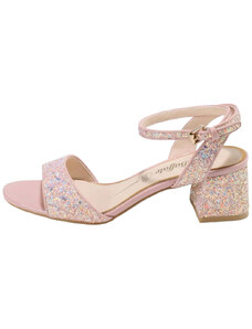 Buffalo sandalo elegante glitter rosa Rainelle 1650011