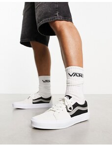 Vans - Sk8-Low - Sneakers basse bianche in 2 toni-Bianco