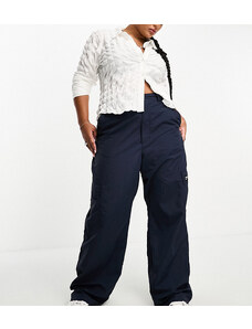 Dr Denim Plus - Donna - Pantaloni cargo blu navy