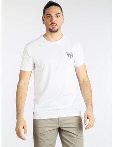Be Board T-shirt Uomo Manica Corta Bianco Taglia L