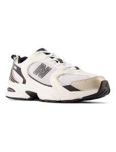 New Balance - 530 - Sneakers bianche con dettagli neri e oro-Bianco