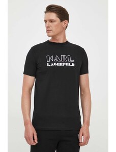 Karl Lagerfeld t-shirt uomo colore nero