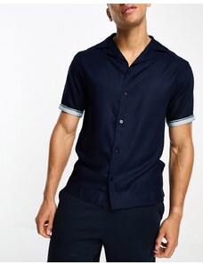 Calvin Klein - Core - Camicia blu navy con fettuccia con logo