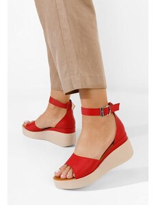 Zapatos Sandali cuoio Salegia Rosso