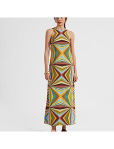 La DoubleJ Dresses gend - Racer Dress (Placed) Rainbow L 96% Viscosa 4% Elastane