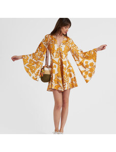 La DoubleJ Dresses gend - Mini Magnifico Dress Va-Va Gold L 100% Silk
