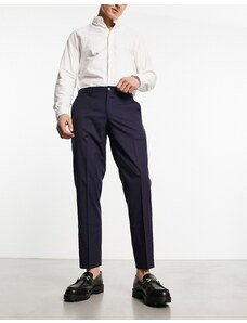 Selected Homme - Pantaloni alla caviglia eleganti blu navy