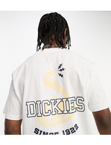 Dickies - Cascade Locks - T-shirt bianca con stampa di serpente sul retro - In esclusiva per ASOS-Bianco