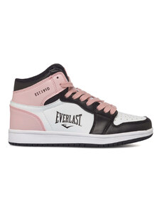 Sneakers alte rosa, nere e bianche da donna Everlast