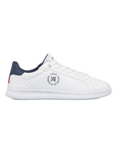 Sneakers bianche off-white da uomo con logo laterale Armata di Mare