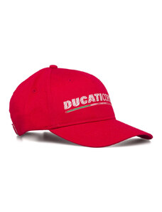 Cappellino rosso con stampa logo Ducati Corse