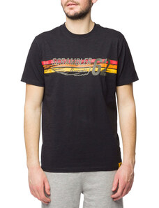 T-shirt nera da uomo con logo sul petto Scrambler Ducati Heritage 62