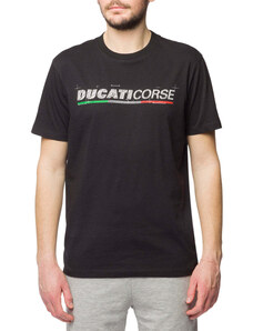T-shirt nera da uomo con logo Ducati Corse Edo 2