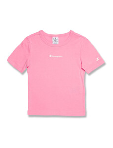 T-shirt rosa da donna con logo Champion