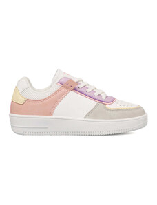 Sneakers bianche, rosa e lilla da bambina Swish Jeans