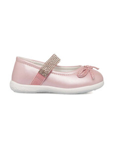 Ballerine primi passi rosa da bambina con strass Le scarpe di Alice