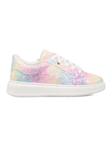 Sneakers glitterate arcobaleno da bambina 10 Baci