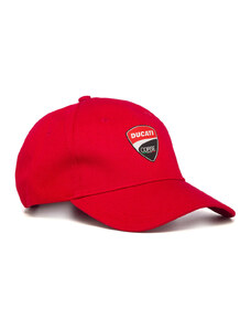 Cappellino rosso con badge gommato Ducati Corse
