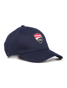 Cappellino blu navy con badge gommato Ducati Corse