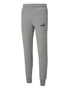 Pantaloni grigi da uomo con logo nero Puma Essentials