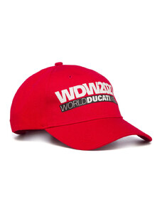 Cappellino rosso con logo World Ducati Week 2022