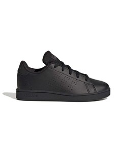 Sneakers da ragazzo nere con strisce traforate adidas Advantage K