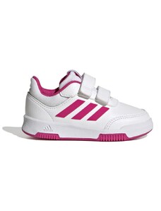 Sneakers primi passi bianche da bambina con strisce a contrasto adidas Tensaur Sport 2.0 Cf