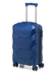 Trolley bagaglio a mano blu in ABS Romeo Gigli