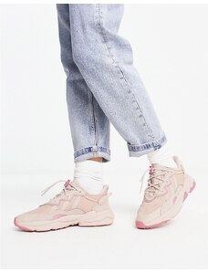 adidas Originals - Ozweego - Sneakers beige e rosa-Neutro