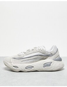 adidas Originals - Oznova - Sneakers bianche e argento-Bianco