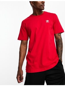 adidas Originals Essentials - T-shirt a maniche corte rossa-Rosso