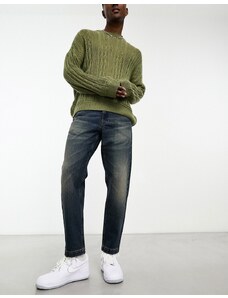 ASOS DESIGN - Jeans classici rigidi nero slavato Y2K