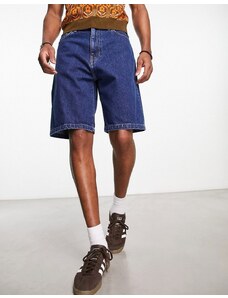 Carhartt WIP - Landon - Pantaloncini di jeans ampi blu lavaggio stone wash