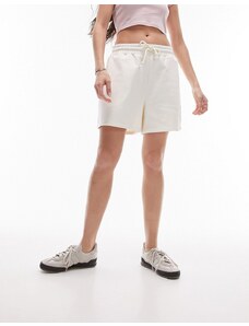 Topshop - Pantaloncini da jogging écru-Bianco