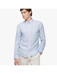 Brooks Brothers Camicia sportiva Milano Slim-fit in lino irlandese - male Camicie sportive Blu XS