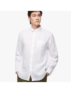 Brooks Brothers Camicia sportiva bianca regular fit in lino irlandese - male Camicie sportive Bianco S