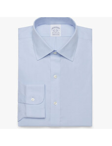 Brooks Brothers Camicia Blu Pastello Regular Fit Non-Iron in cotone stretch con collo Ainsley - male Camicie eleganti Blu Pastello 15